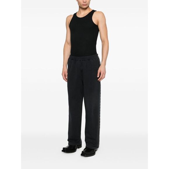Balenciaga Men Baggy Stripe Trousers
